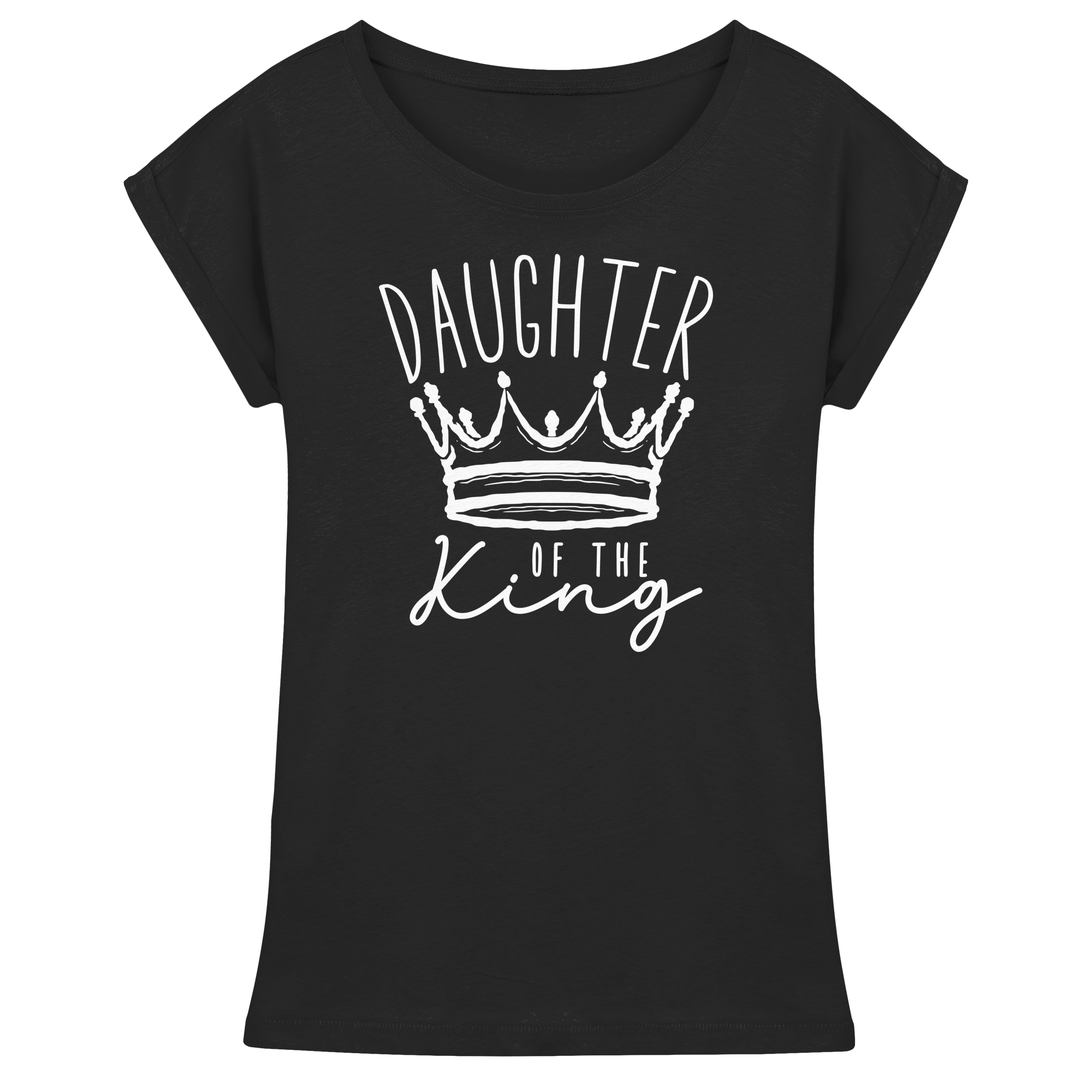 DAUGHTER OF THE KING - Womens Extended Shoulder T-Shirt