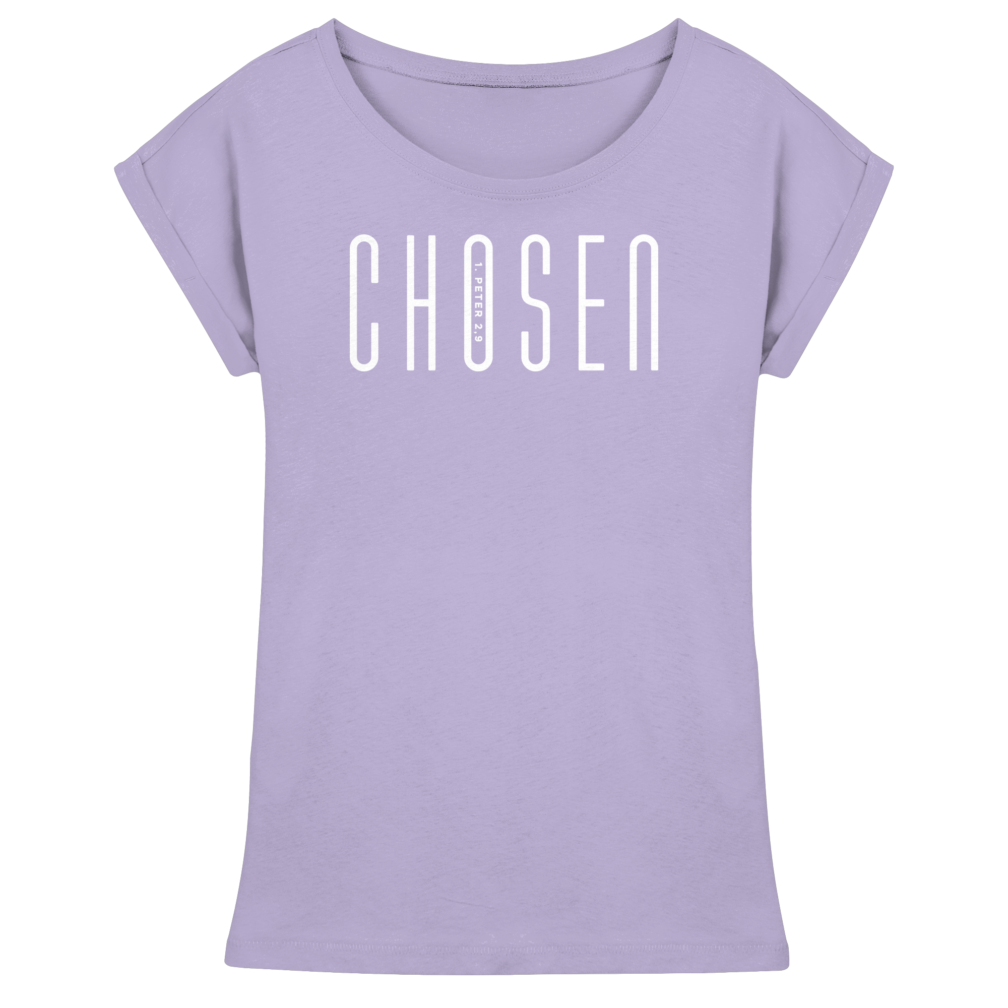 CHOSEN | Womens T-Shirt - Womens Extended Shoulder T-Shirt