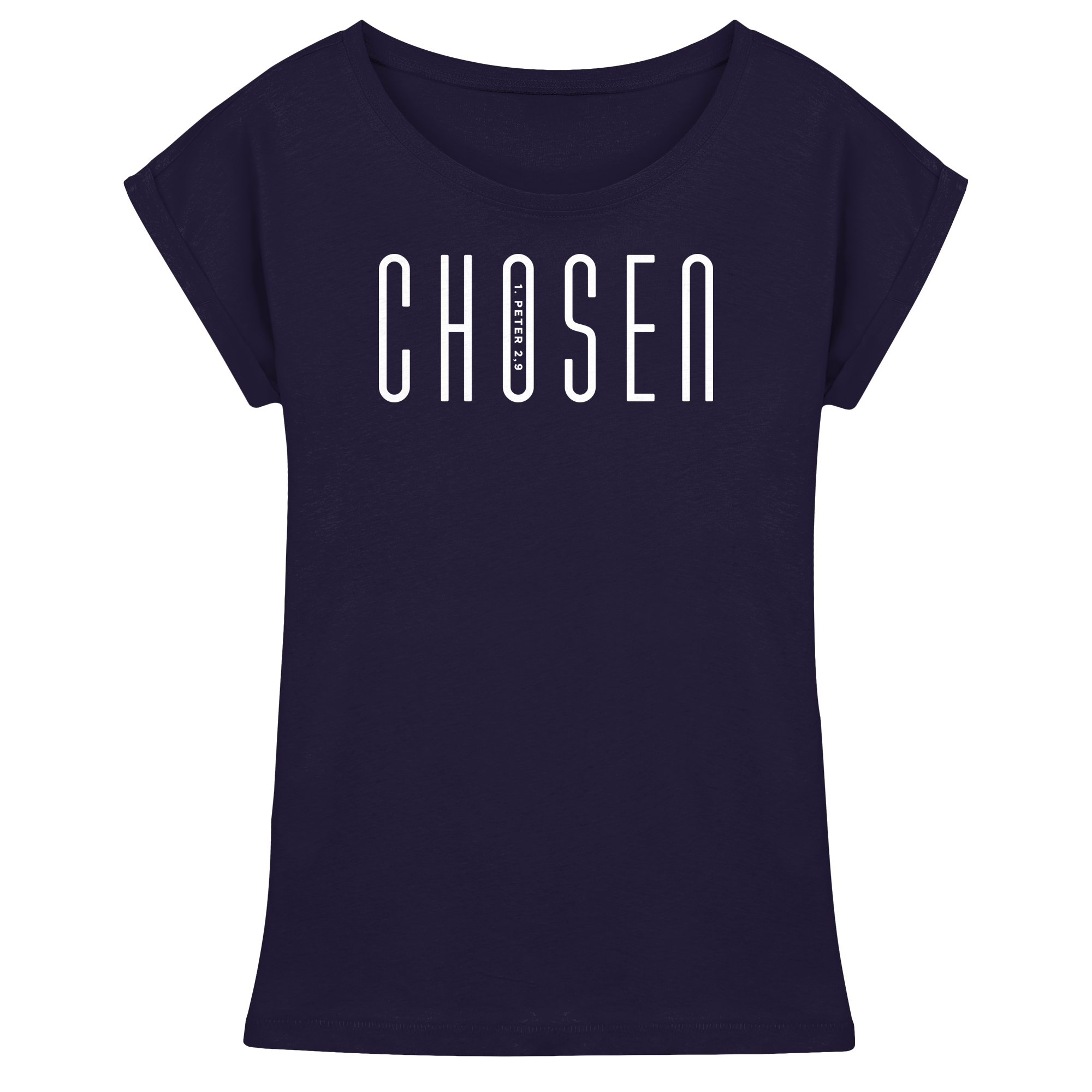CHOSEN | Womens T-Shirt - Womens Extended Shoulder T-Shirt
