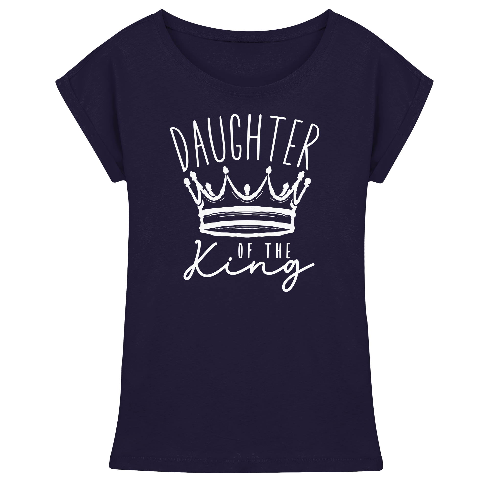 DAUGHTER OF THE KING - Womens Extended Shoulder T-Shirt